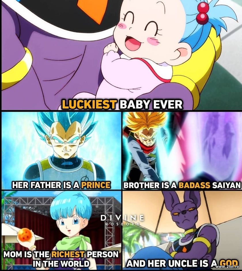 Luckiest baby in the world - DBZ | poze haioase