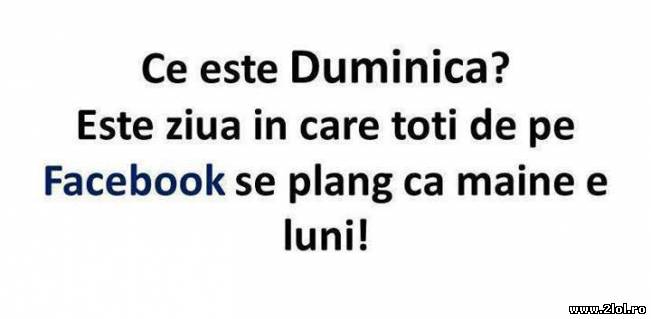 Duminica pe facebook | poze haioase