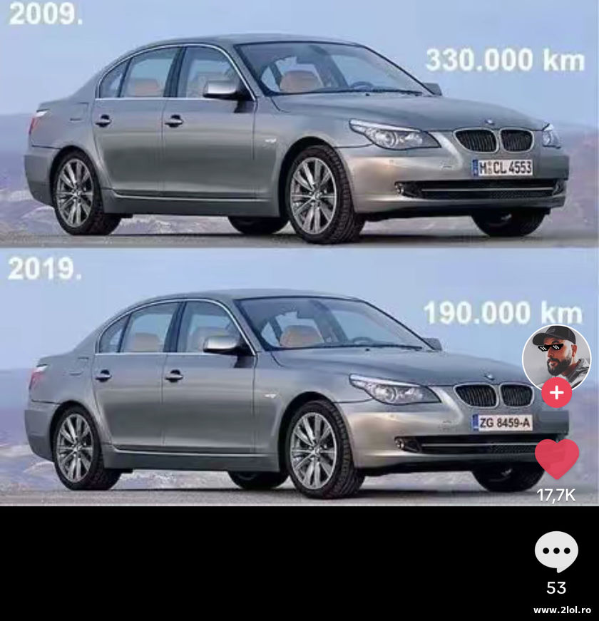 In Romania, timpul trece invers pentru masini - km | poze haioase