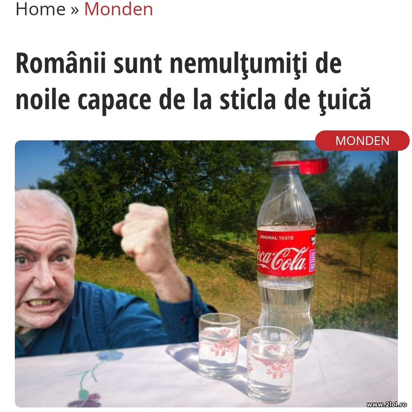 Romanii sunt nemultumiti de noile capace de la | poze haioase