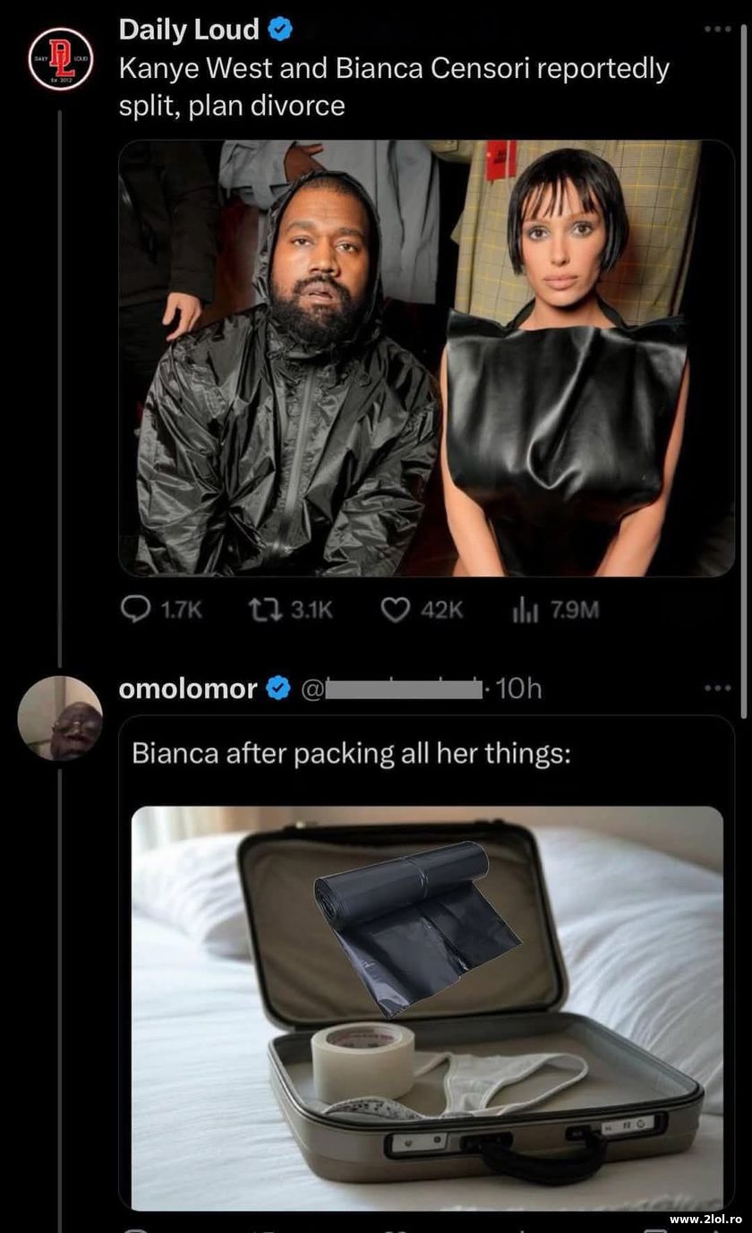 Bianca after packaging all her things | poze haioase