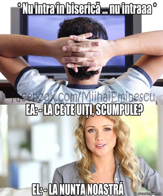 Un bărbat revăzându-și nunta | poze haioase