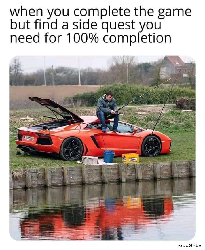 When you complete the game but you find a side | poze haioase