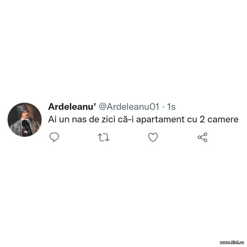 Ai un nas de zici ca-i apartament cu 2 camere | poze haioase