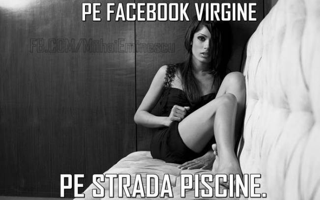 Pe stradă piscine, pe facebook virgine | poze haioase