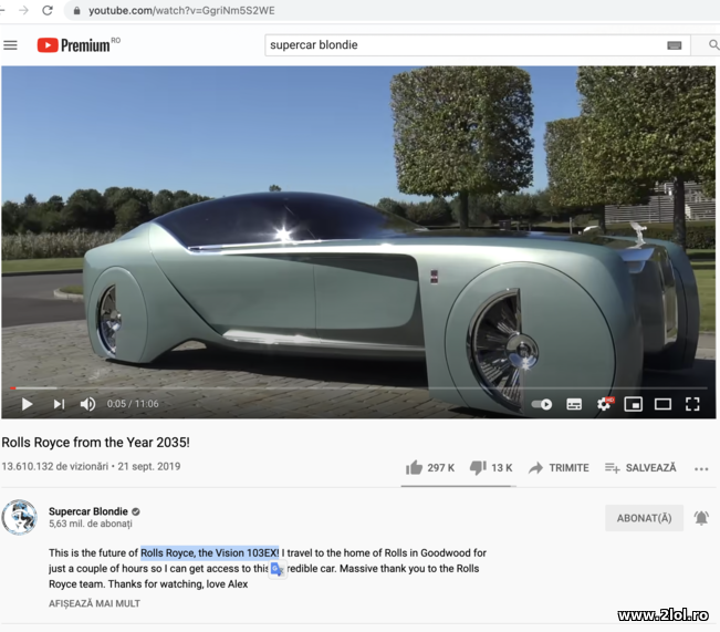 Rolls Royce Vision 103EX! | poze haioase