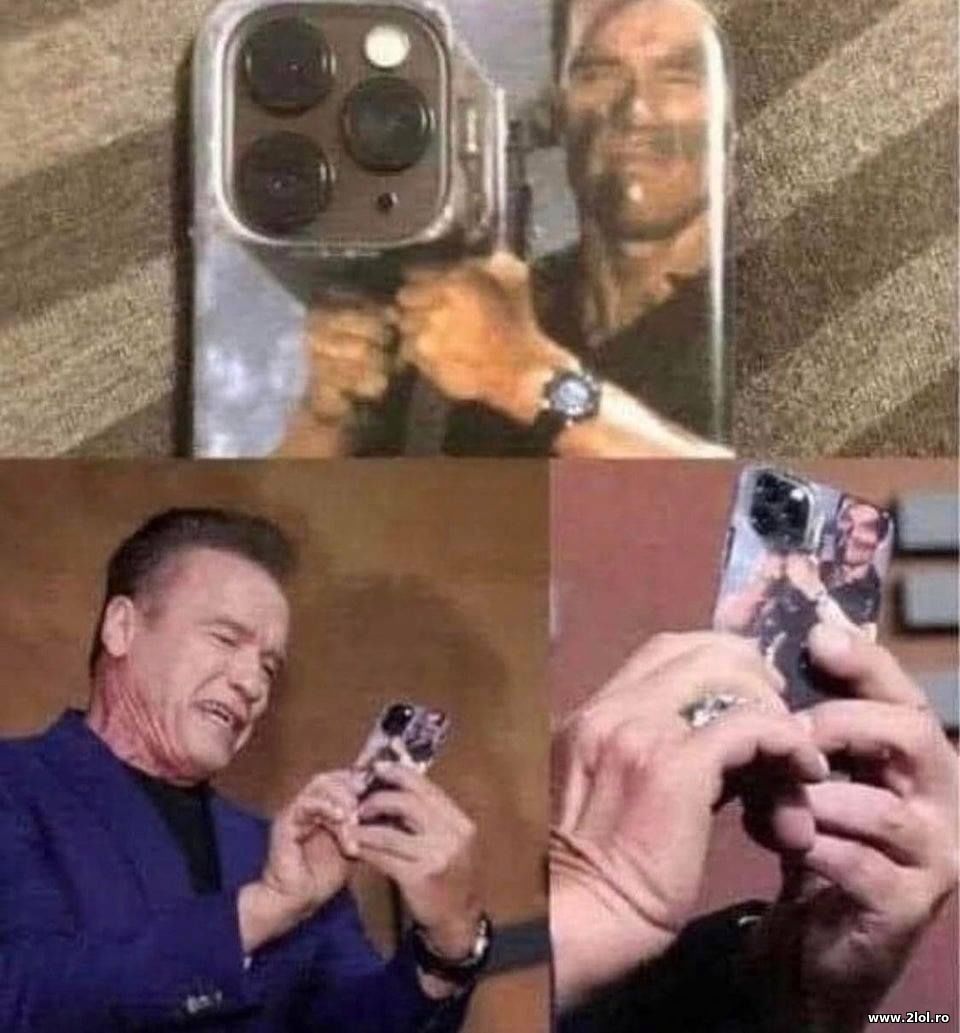 Husta de protectie a lui Arnold Schwarzenegger | poze haioase