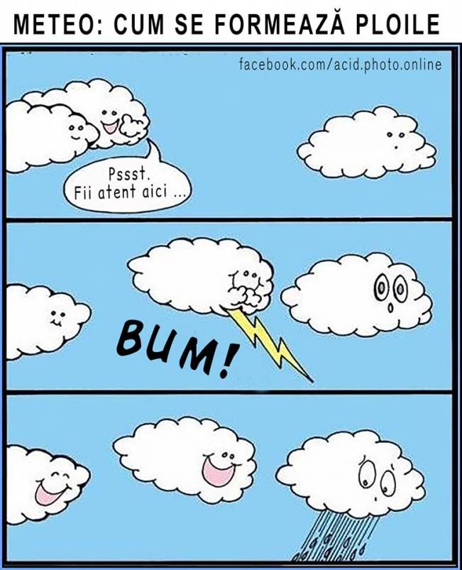 Deci când nu plouă, norii n-au chef de glume? | poze haioase