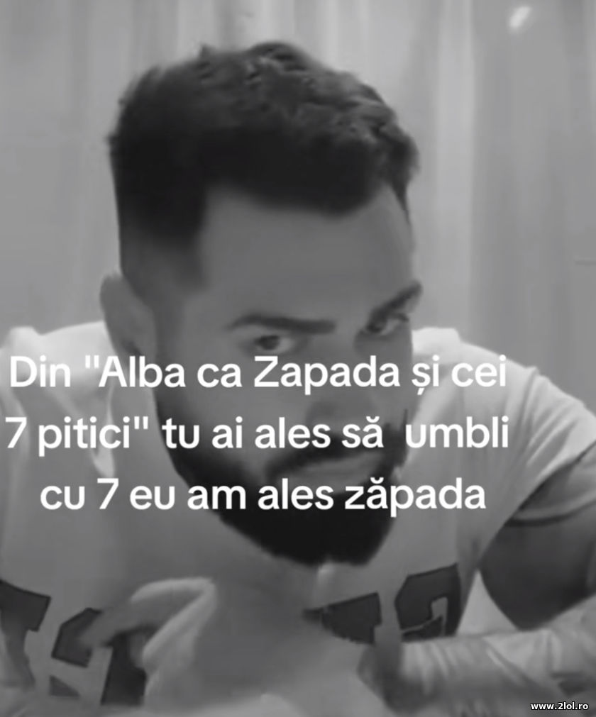 Din Alba ca Zapada si cei 7 pitici tu ai ales sa | poze haioase