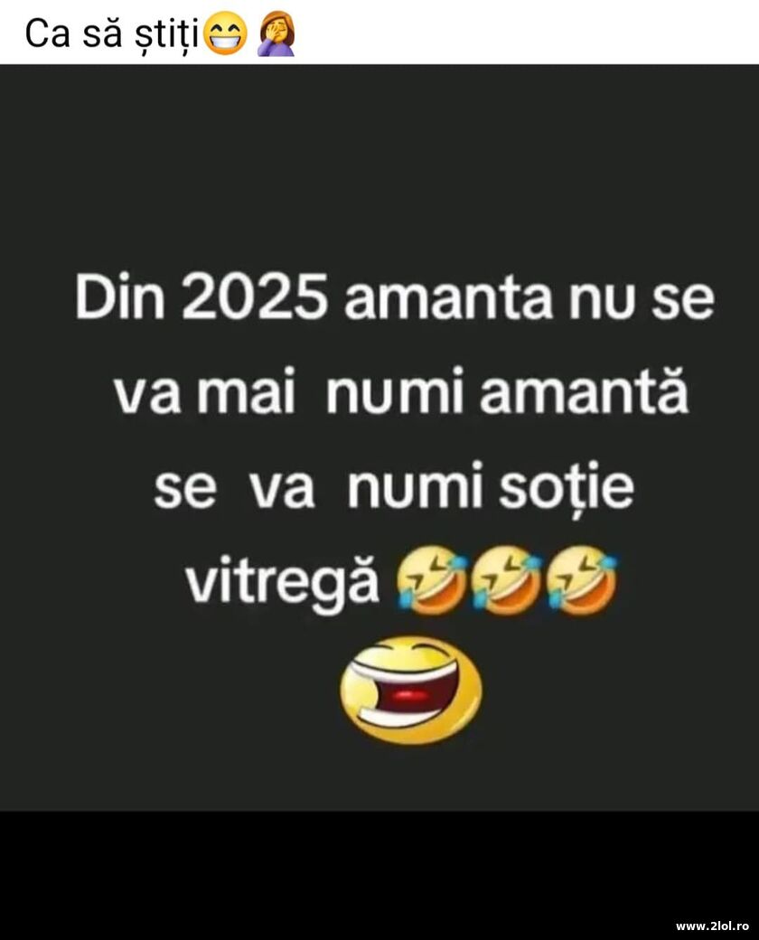 Din 2025, amanta | poze haioase