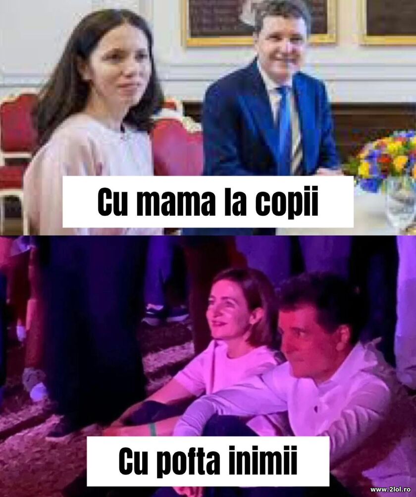 Cu mama la copii | poze haioase