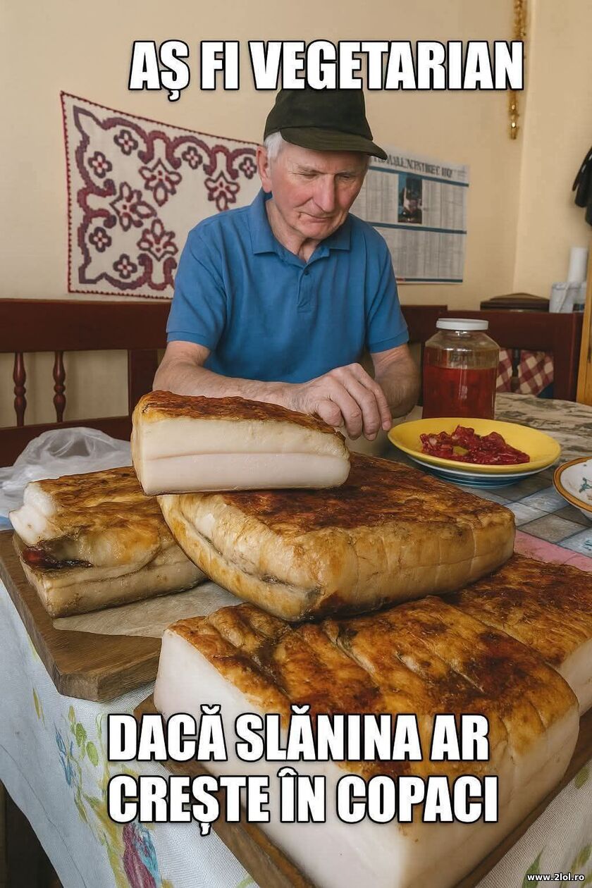 As fi vegetarian | poze haioase