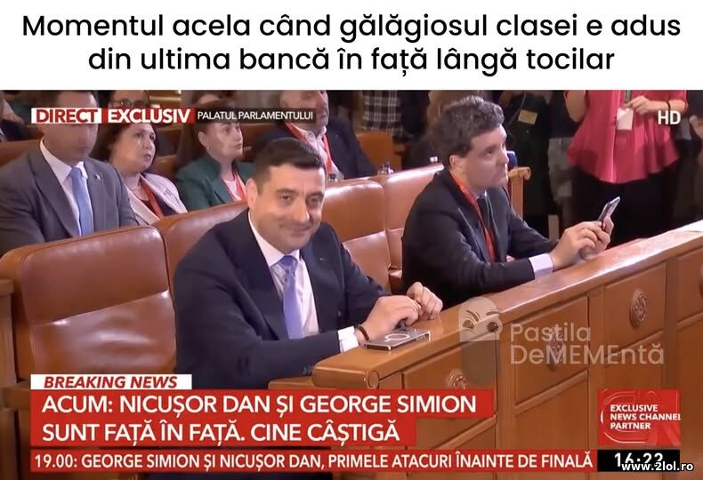 Cand galagiosul clasei | poze haioase