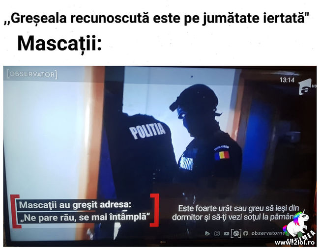 Mascatii au gresit adresa | poze haioase