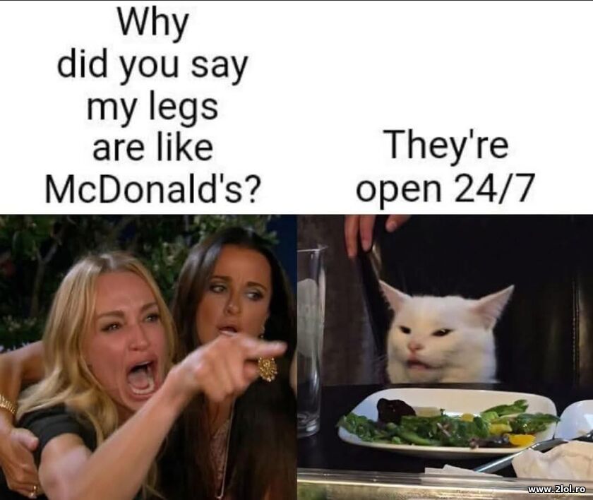 Legs like McDonald's | poze haioase