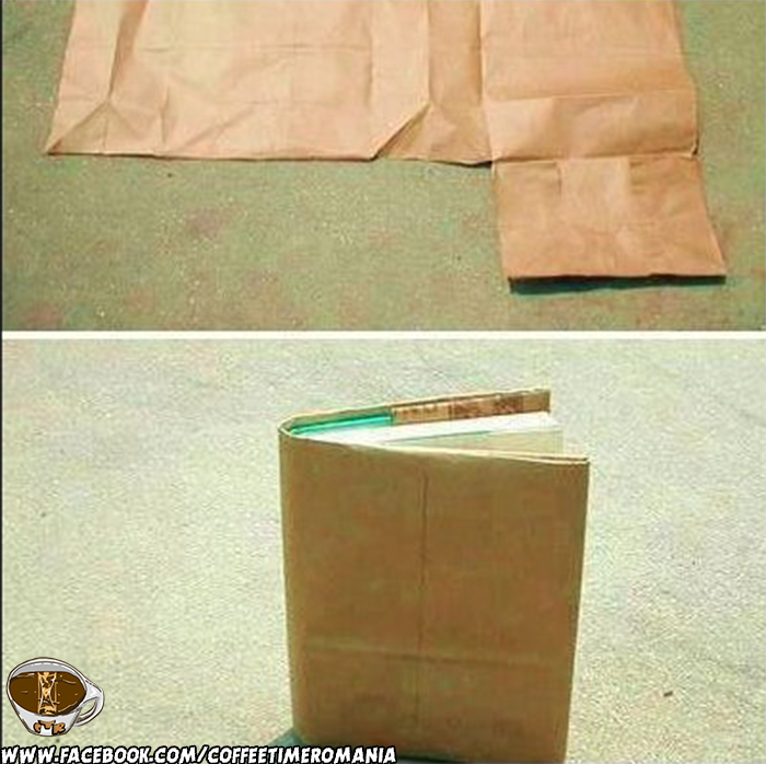 Vă amintiţi când împachetam cărţile de şcoală ? | poze haioase