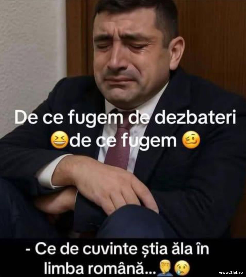 De ce fugem de dezbateri | poze haioase