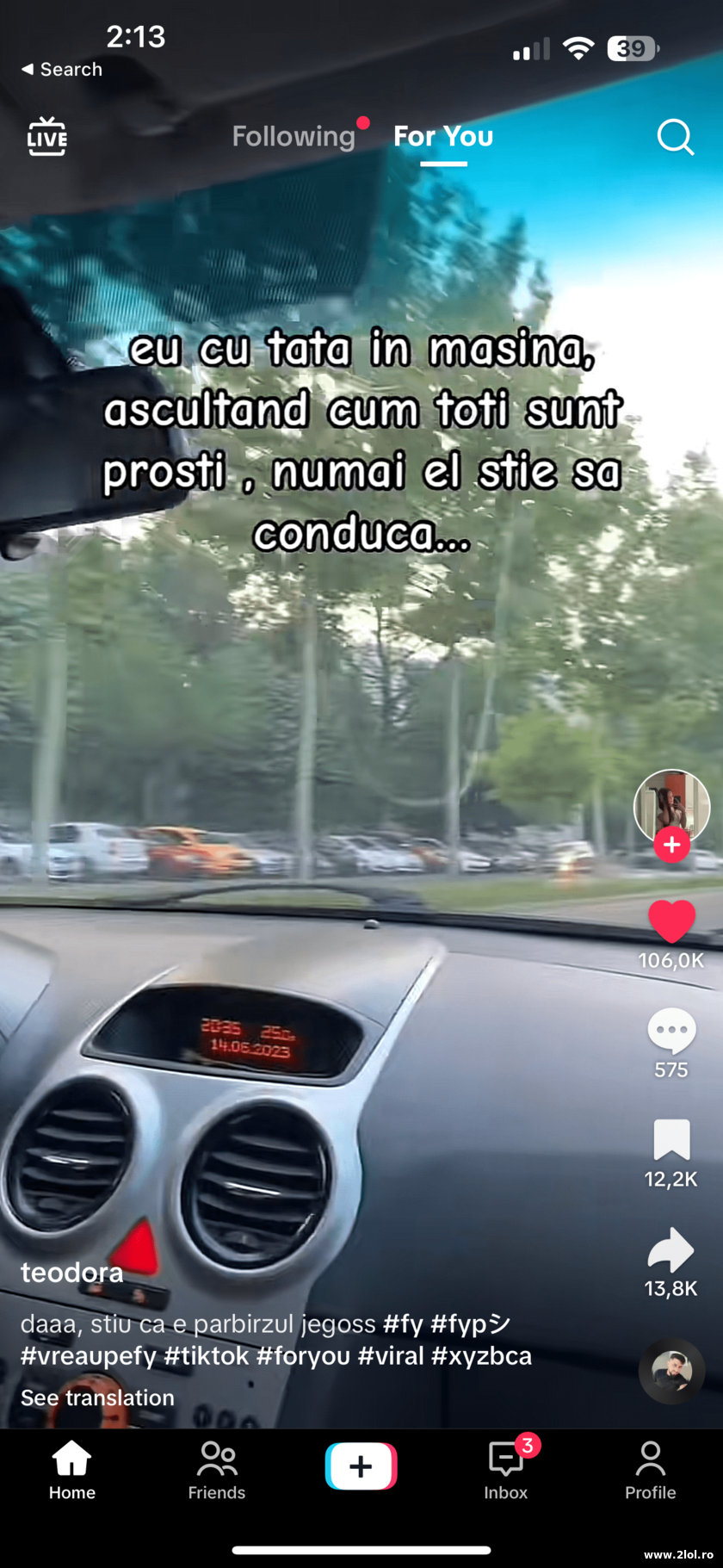 Eu cu tata in masina ascultand | poze haioase