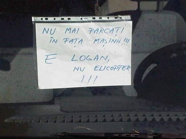Valabil pentru toate maşinile(ce nu pot zbura) | poze haioase