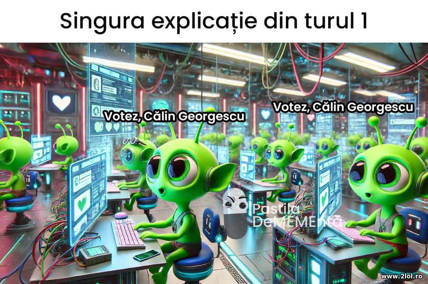 Singura explicatie din turul 1 | poze haioase