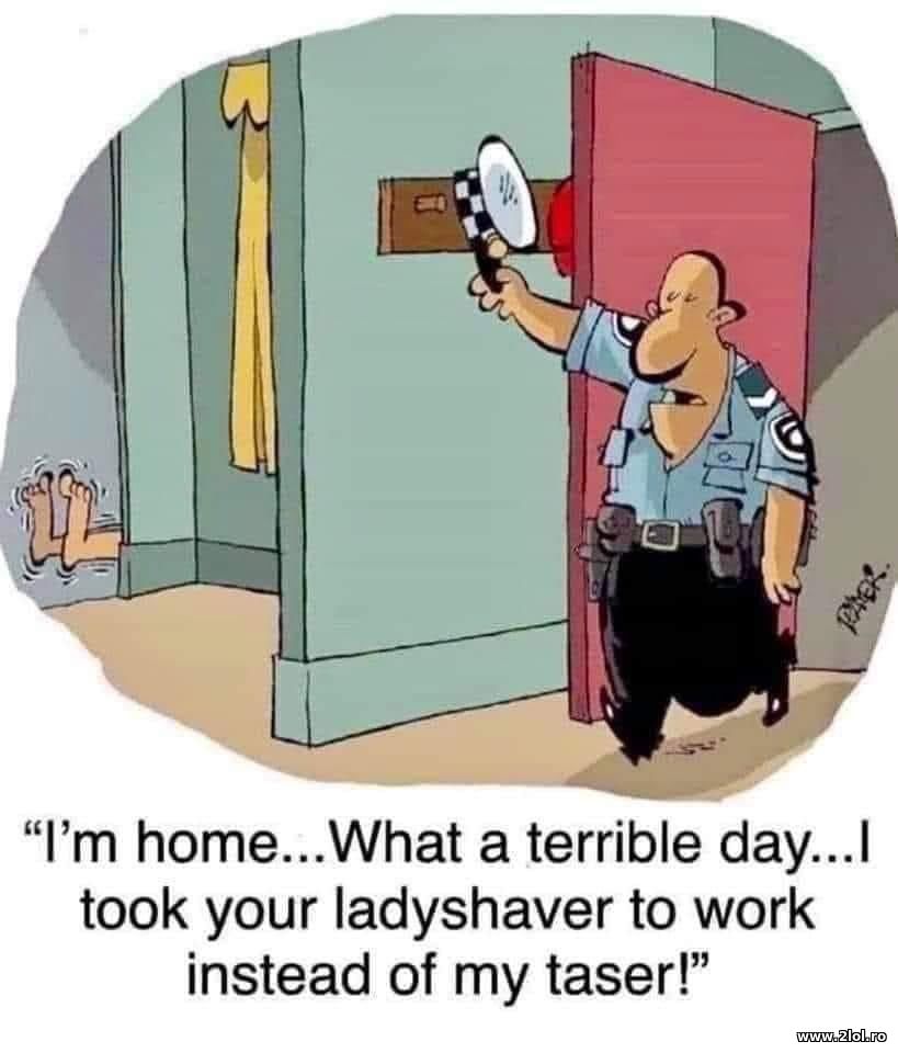 I took your ladyshaver to work | poze haioase