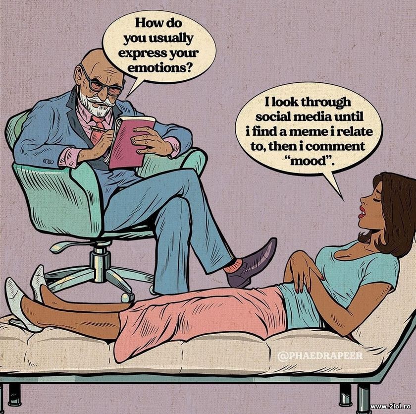 How do you usually express your emotions? | poze haioase