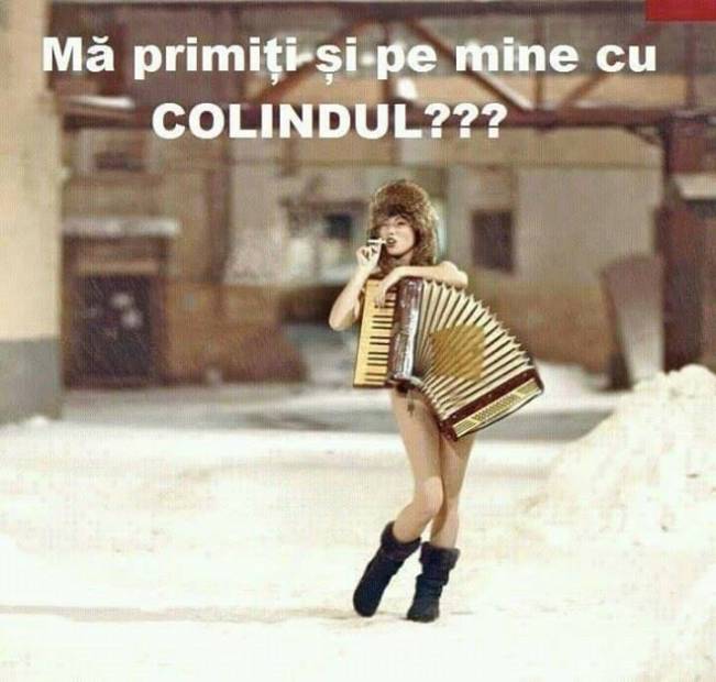 O primiți cu colindul | poze haioase