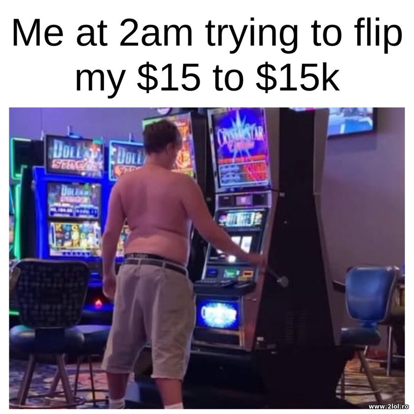 Trying to flip $15 to $15k | poze haioase
