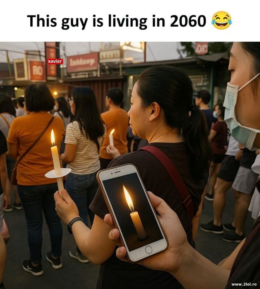 The guy is living in 2060 | poze haioase