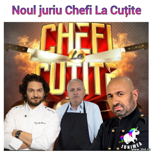 Noul juriu Chefi la cutite | poze haioase