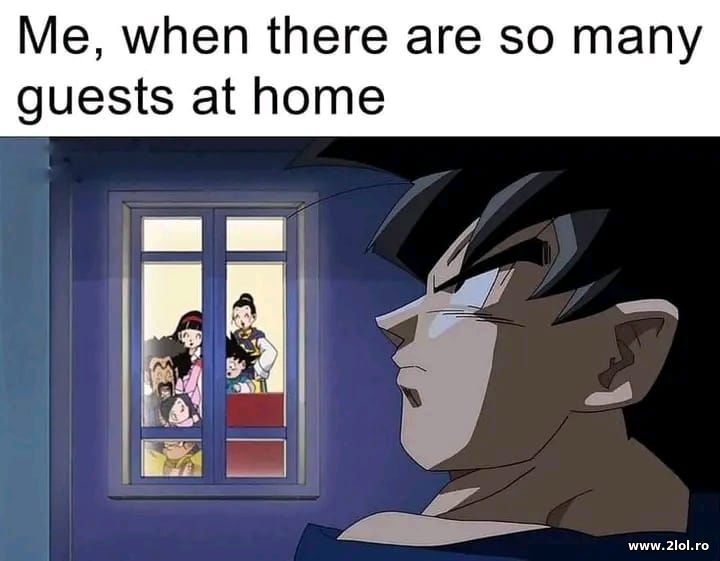 When there are so many guests at home | poze haioase