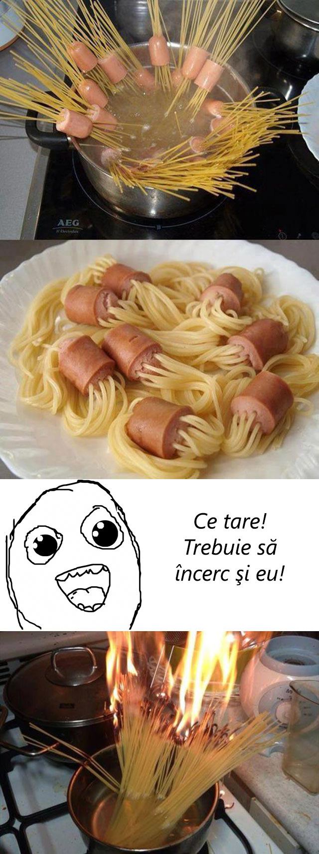 Când încerci să faci o reţetă de pe net | poze haioase