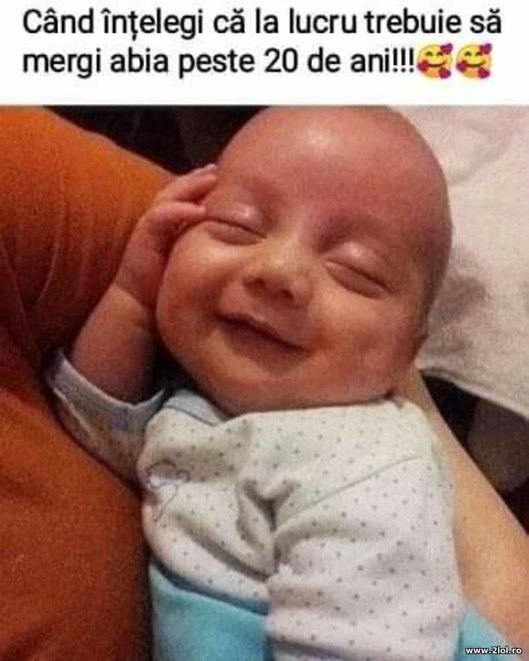 Cand intelegi ca la lucru trebuie sa mergi abia | poze haioase