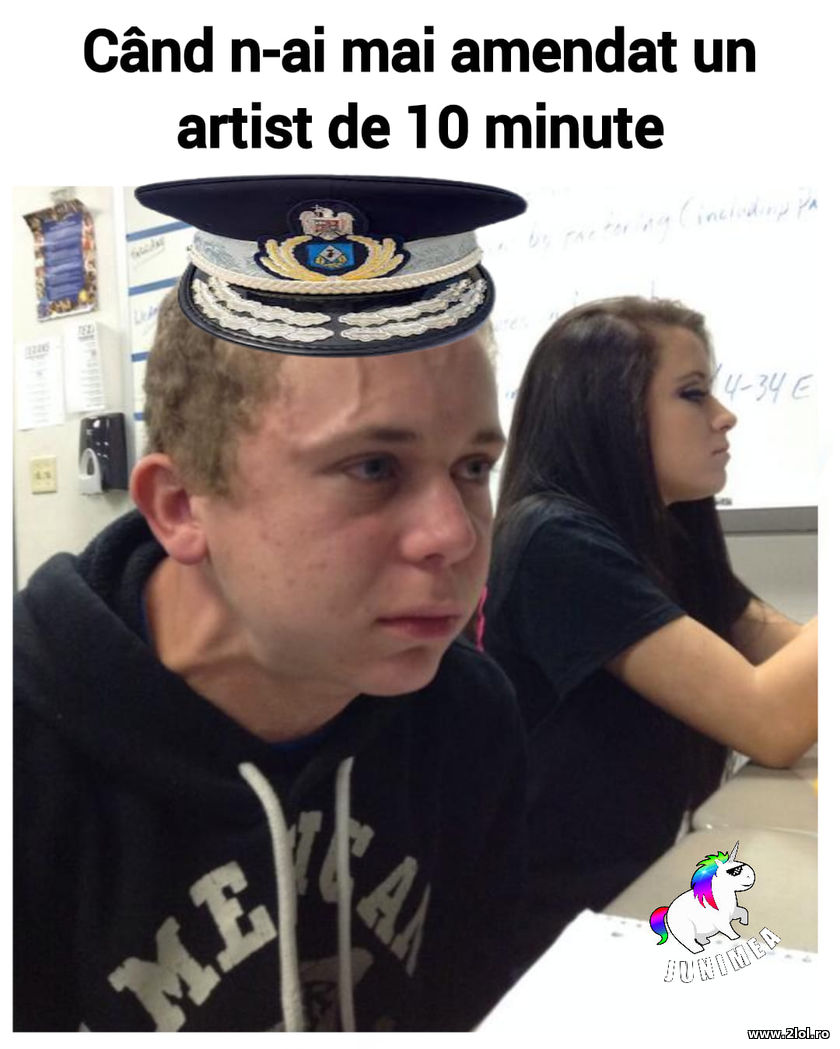 Politia - Cand n-ai mai amendat un artist de 10 mi | poze haioase