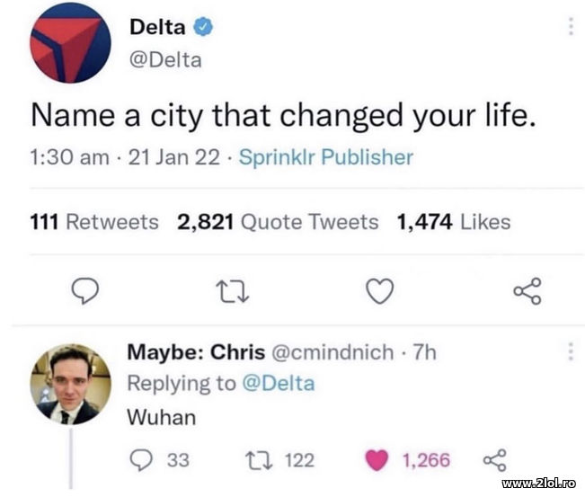 Name a city that changed your life. Wuhan | poze haioase