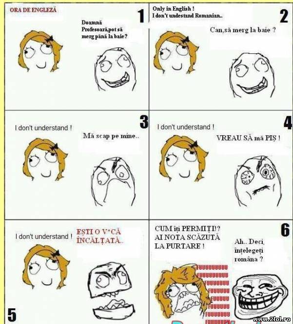 Cum sa-ti faci profa de engleza sa vorbeasca ro | poze haioase