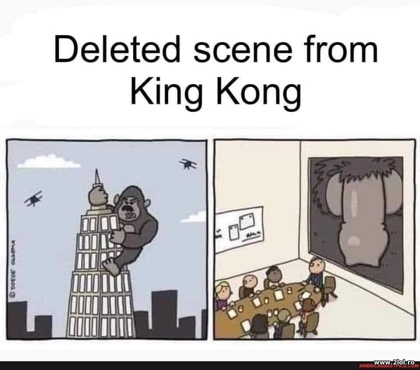 Deleted scenes from King Kong | poze haioase