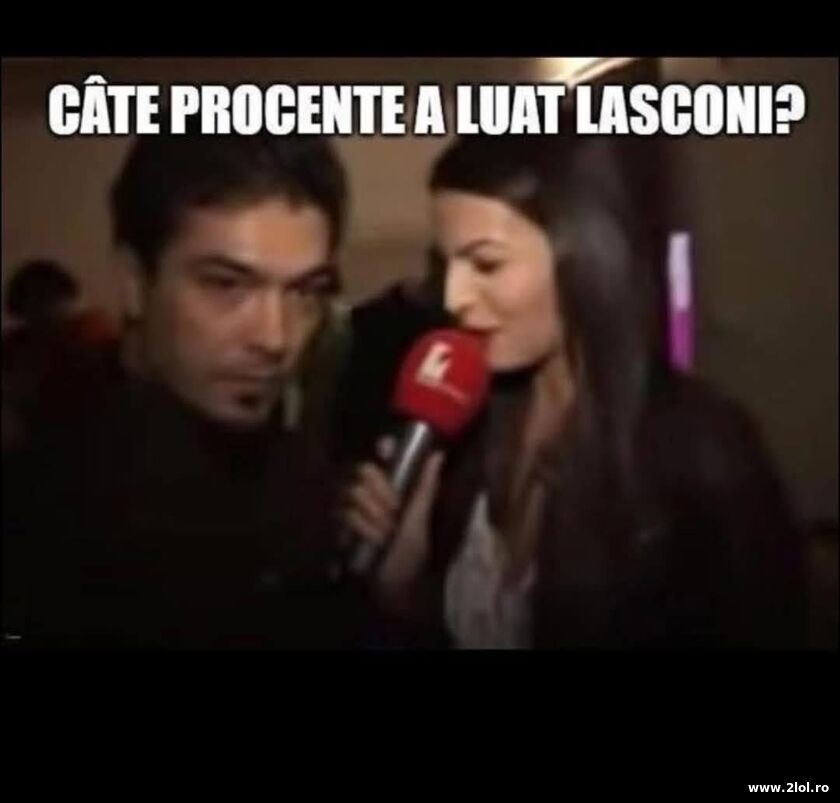 Cate procente a luat Lasconi? | poze haioase