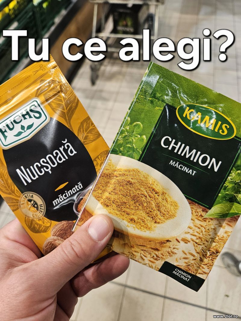 Tu ce alegi? | poze haioase