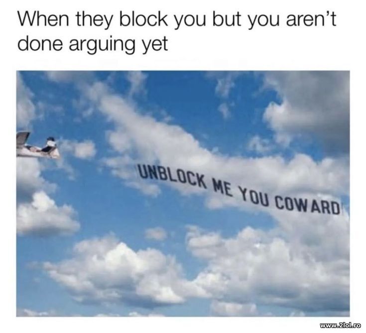 When they block you | poze haioase