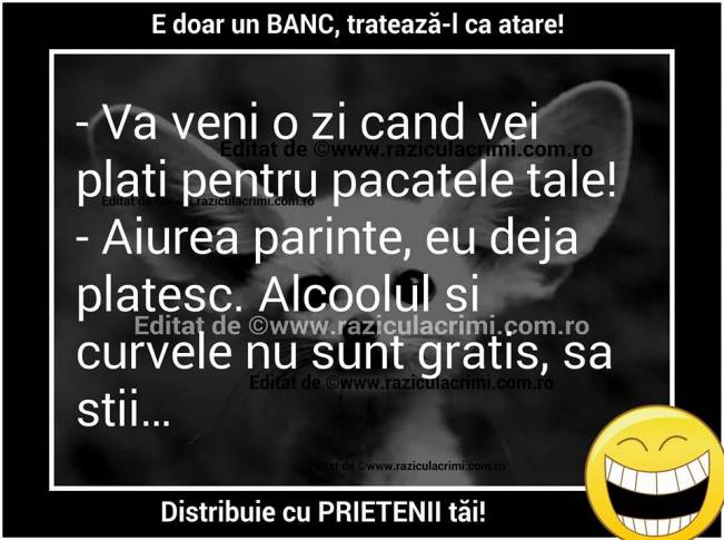 Va veni o zi când vei plăti pentru păcate | poze haioase
