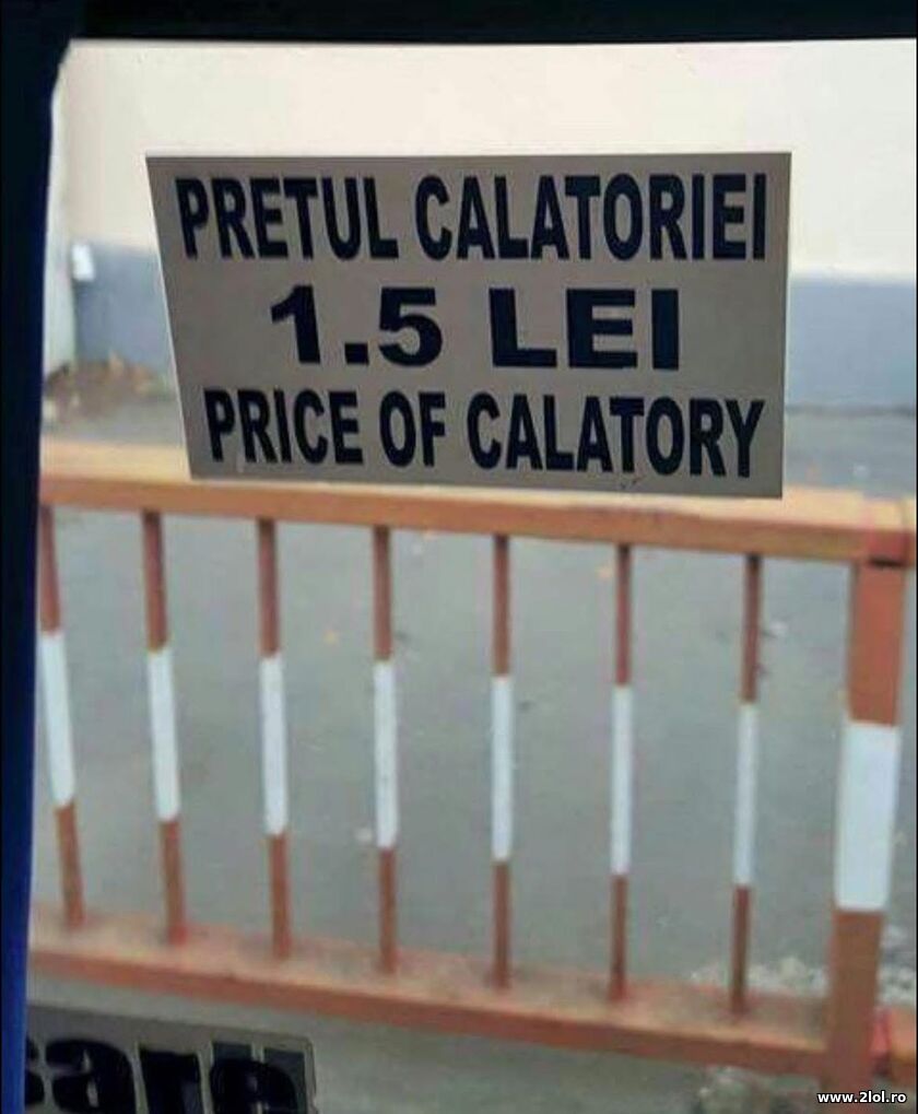 Price of calatory | poze haioase