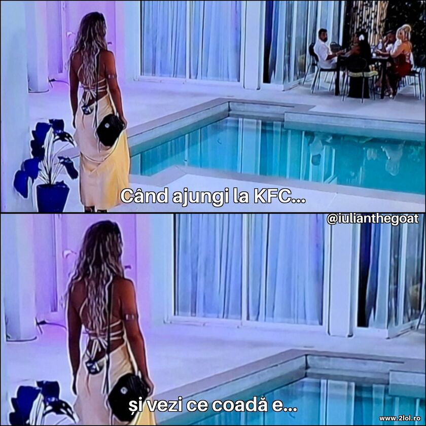 Cand ajungi la KFC | poze haioase