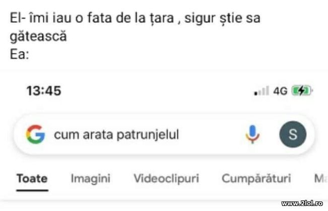 Iau o fata de la tara sigur stie sa gateasca | poze haioase