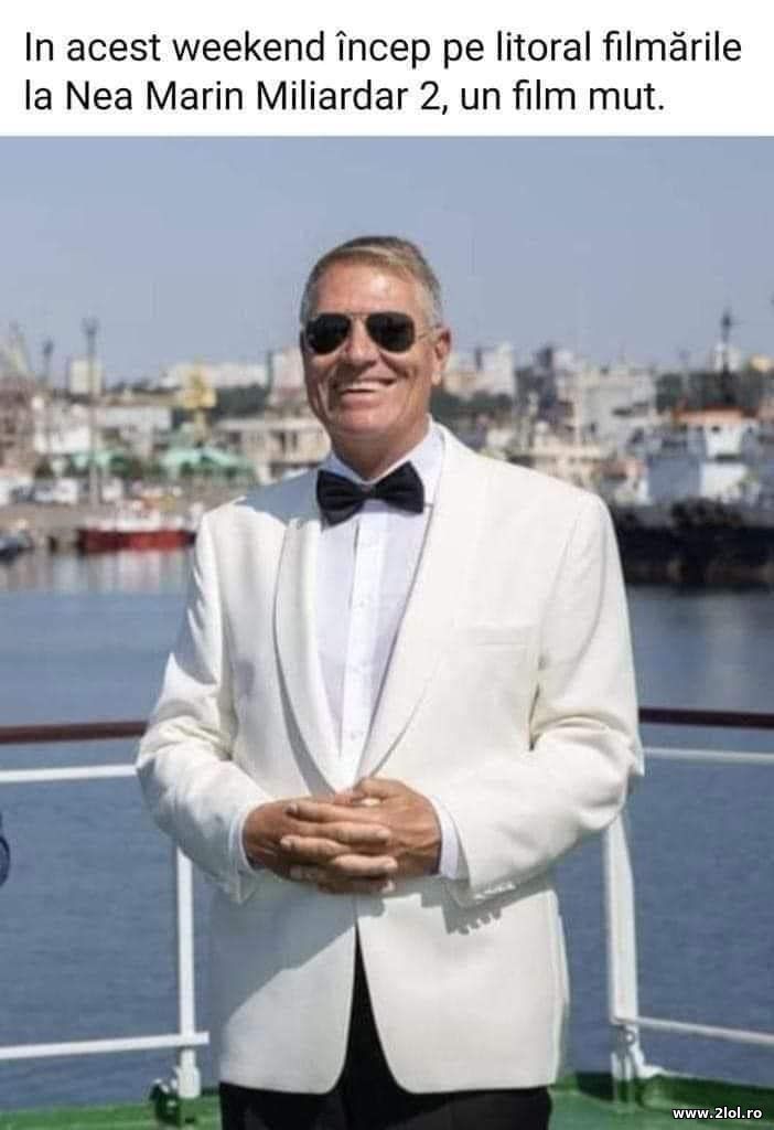 Nea Marin Miliardar 2 - Klaus Iohannis | poze haioase