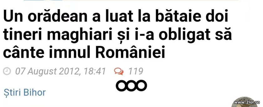 Oradean a luat la bataie doi maghiari | poze haioase