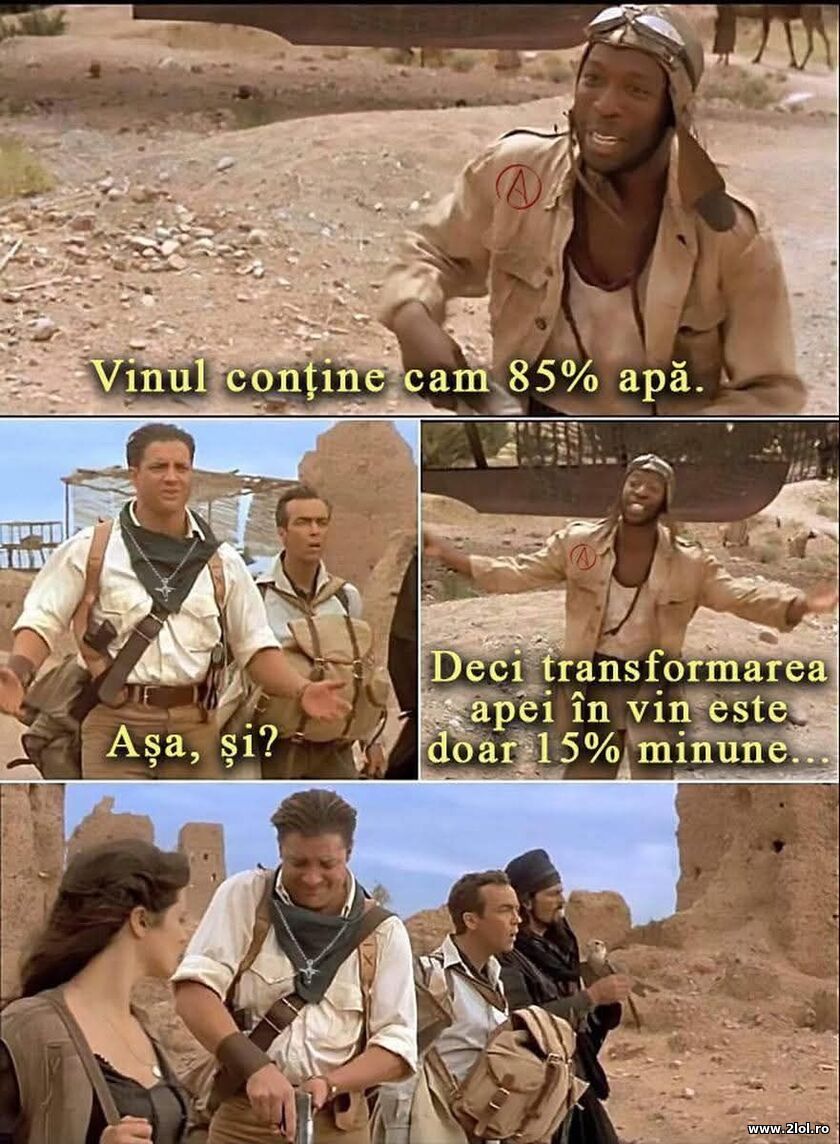 Vinul cotine 85% apa | poze haioase