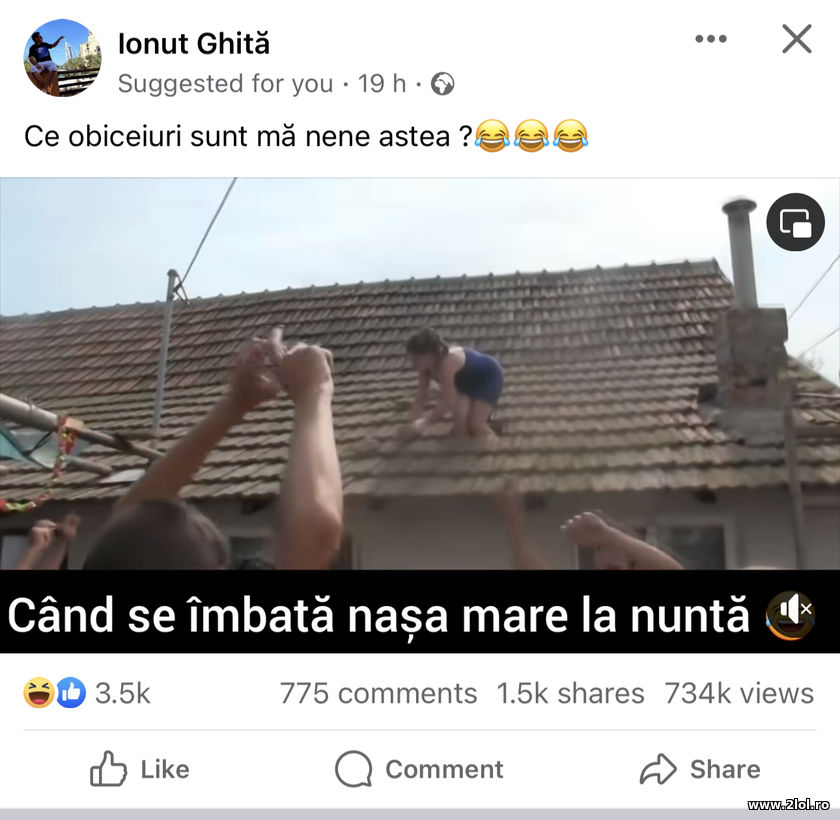 Cand se imbata nasa mare la nunta | poze haioase