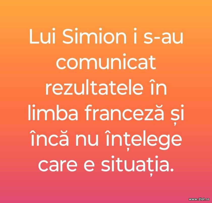 Rezultatele in franceza | poze haioase