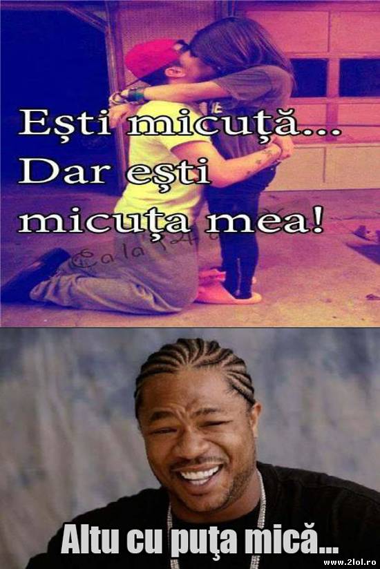 Eşti micuţă, dar eşti micuţa mea | poze haioase